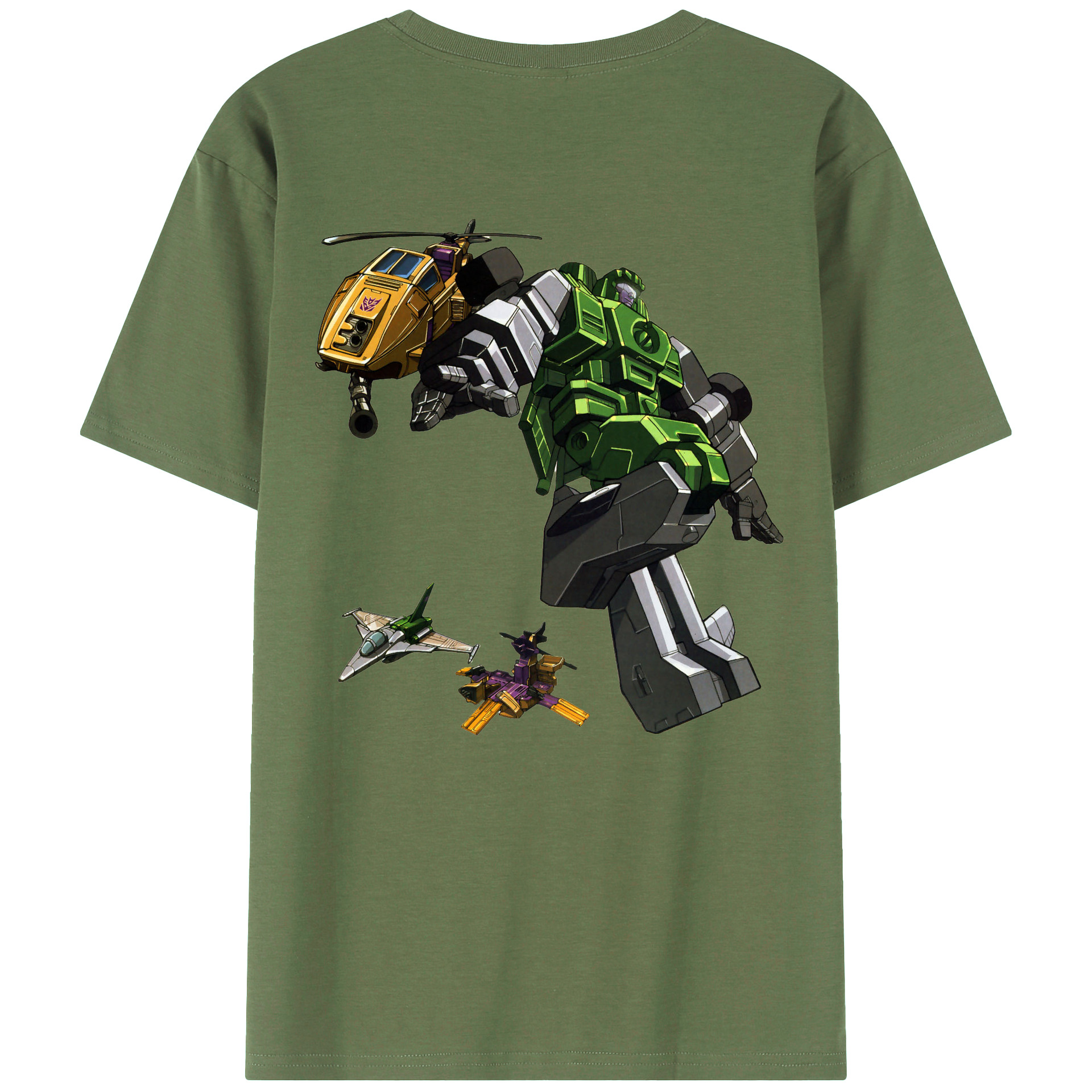 （画像用）  綿100％ メンズ半袖Tシャツ（バックプリント） 通気性